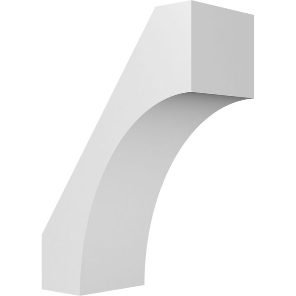 Ekena Millwork 5-in. W x 10-in. D x 14-in. H Westlake Architectural Grade PVC Knee Brace BRCP05X10X14WTL - main